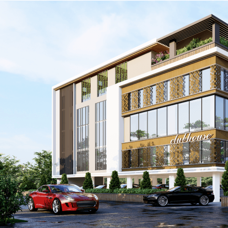 Serene entrance - day view